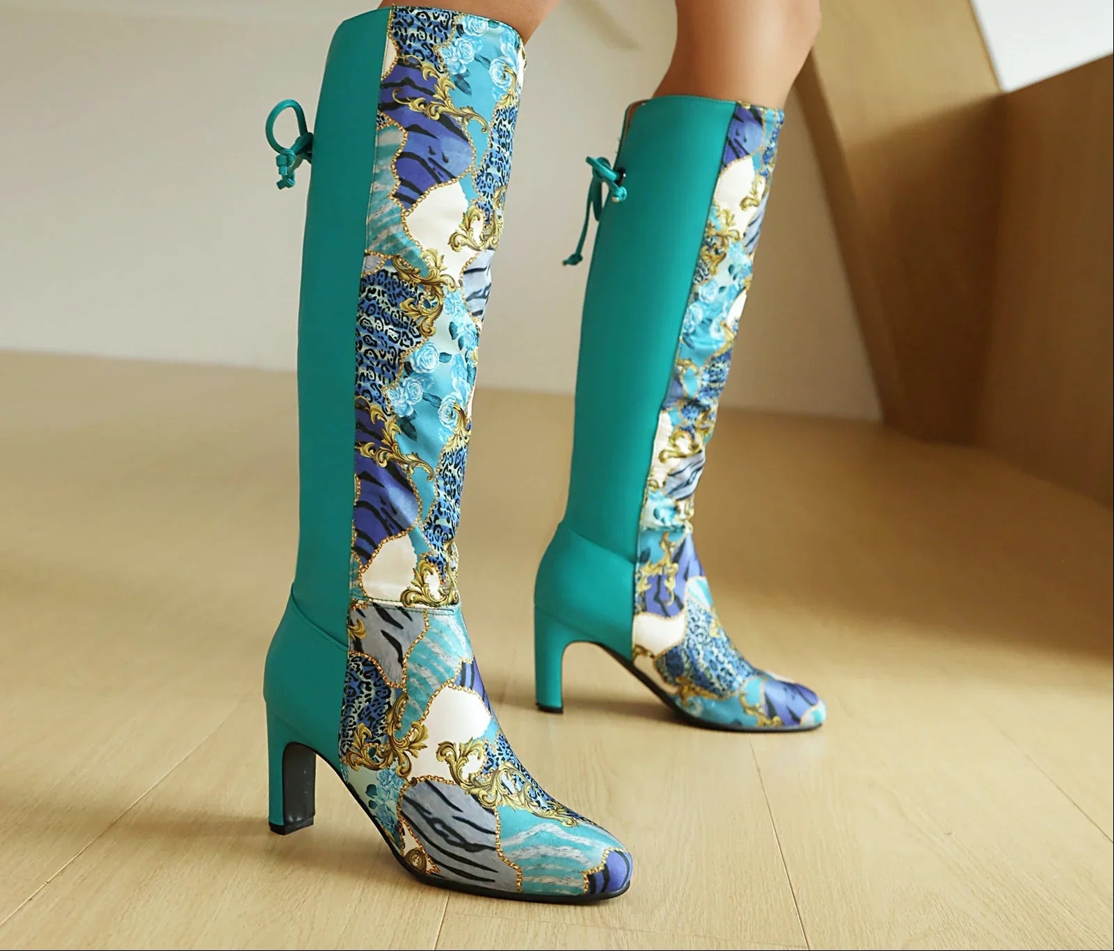 Stretchy Side-Zip Over-the-Knee Boots | Sarah Express