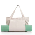 Sarah Express Large Canvas Yoga Tote Bag Beige 45X 35 X 15