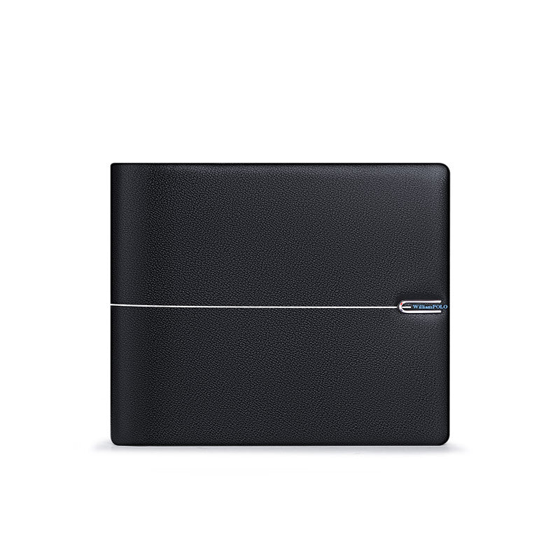 Sarah Express Men's Business Cowhide Leather Wallet
