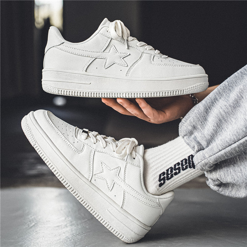 Sarah Express Men's Microfiber Casual Board Sneakers