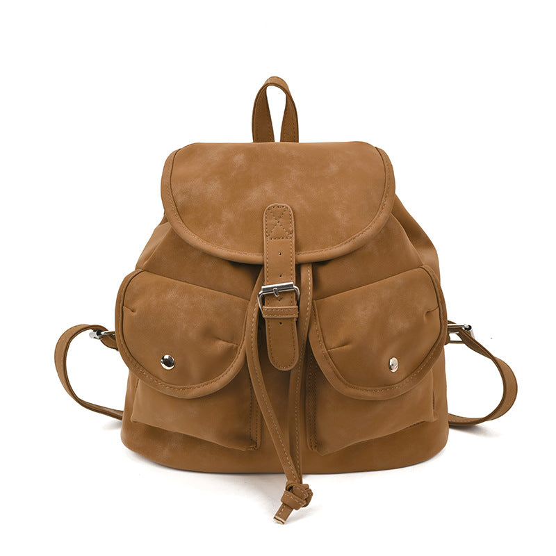Sarah Express Structured Vegan Leather Multi-Pocket Crossbody Bag