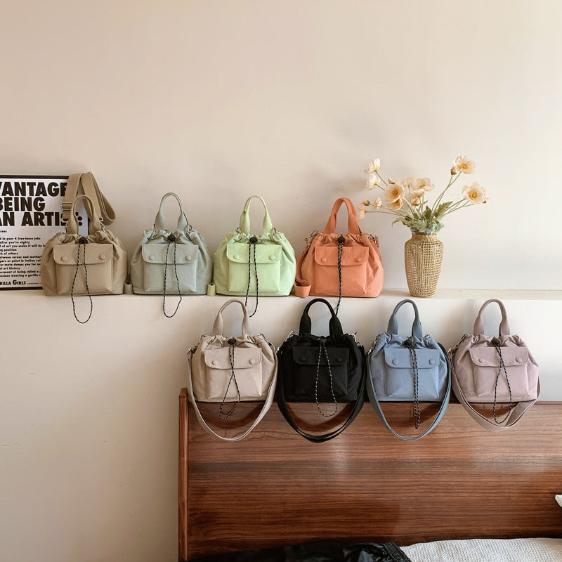 Sarah Express Lightweight Oxford Cloth Bucket Shoulder Bag