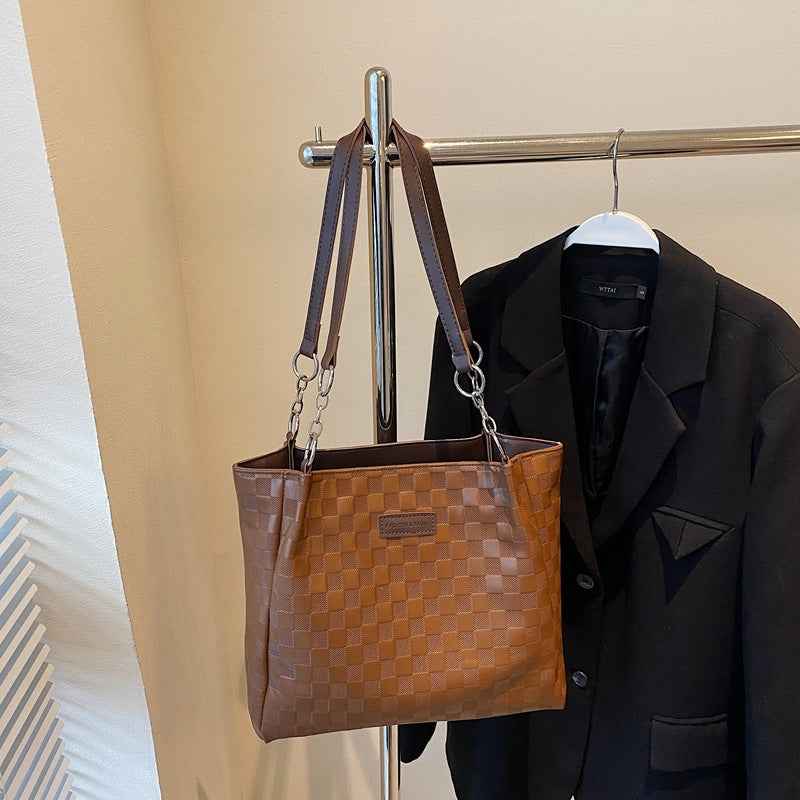 Sarah Express Commuter Tote Bag with Decorative Chain
