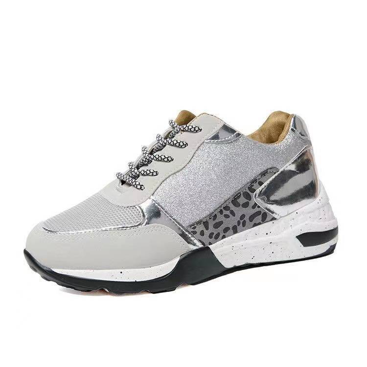 Sarah Express Women's Lace Up Wedge Sneakers