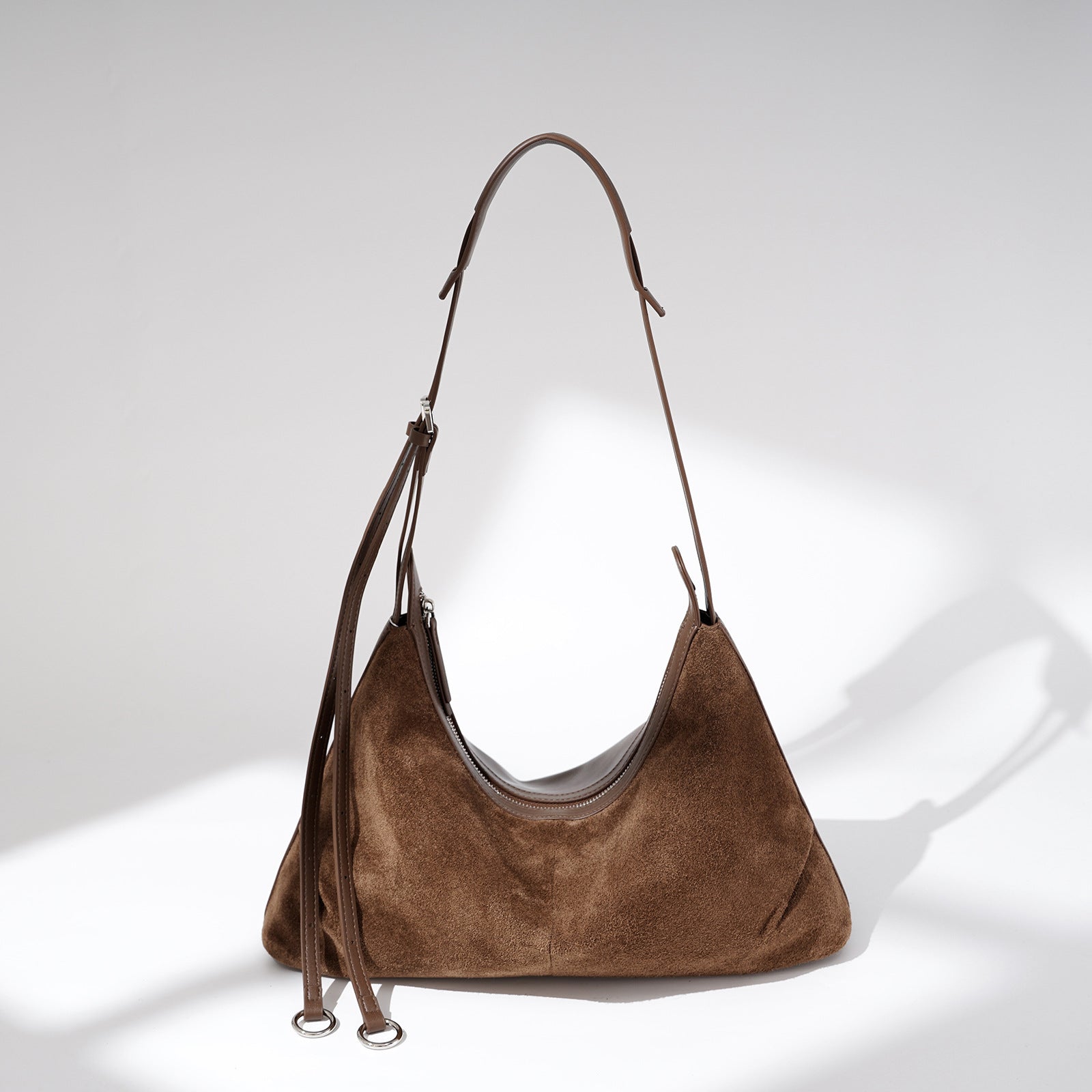 Sarah Express Urban Minimalist Genuine Leather Dumpling Bag
