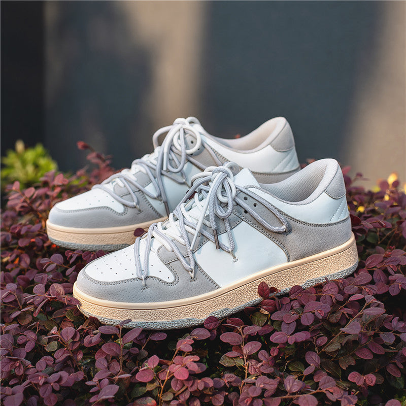 Sarah Express Men's Low-Top Lace-Up Board Sneakers