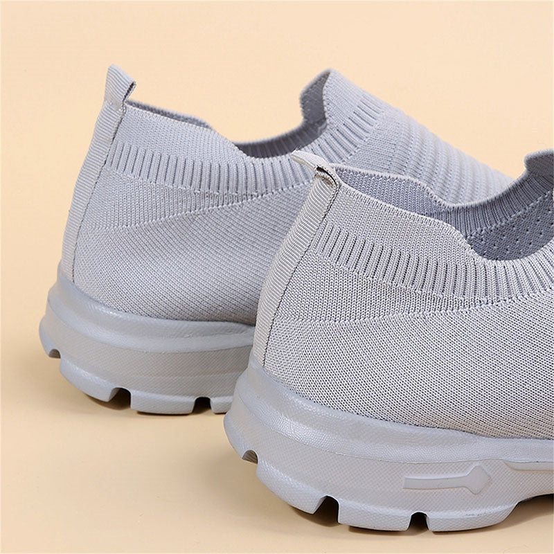 Sarah Express Knit Slip-On Walking Sneakers
