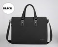 Sarah Express Structured Men's Business Briefcase Shoulder Bag Black