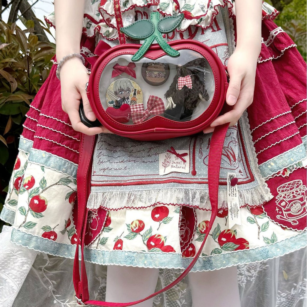 Sarah Express Cute Mini Oval Patchwork Crossbody Bag