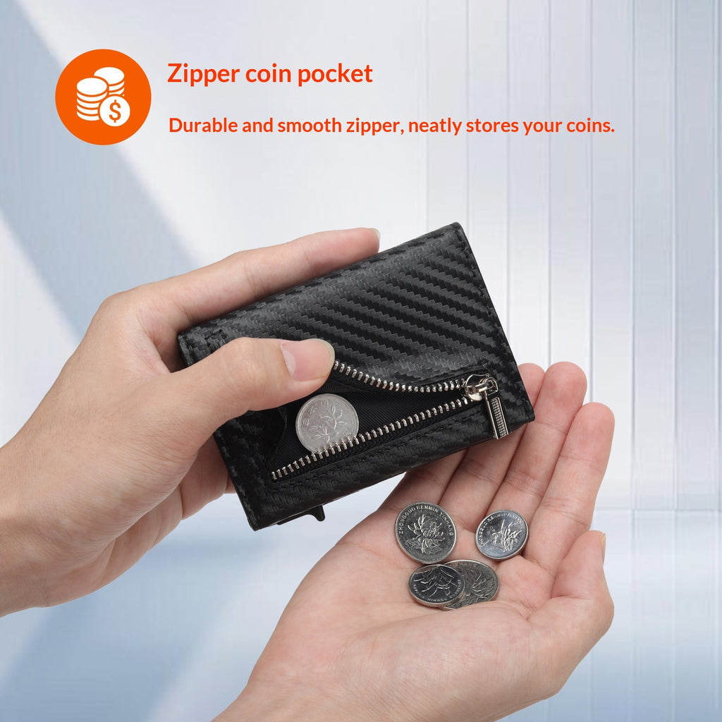 Sarah Express RFID Protected Trifold Leather Wallet