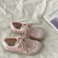Sarah Express Women's Chunky Platform Lace-Up Sneakers Pink
