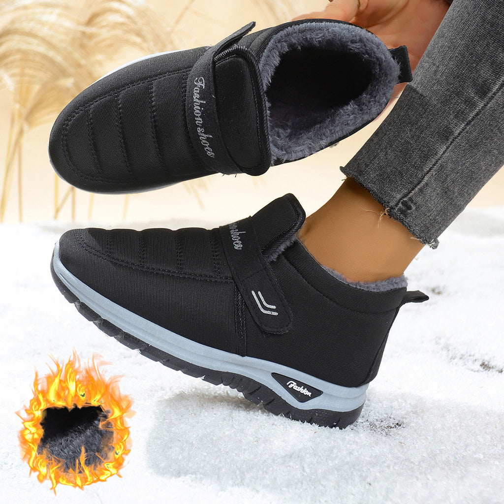 Sarah Express Women's Fleece Lined Slip On Snow Boots