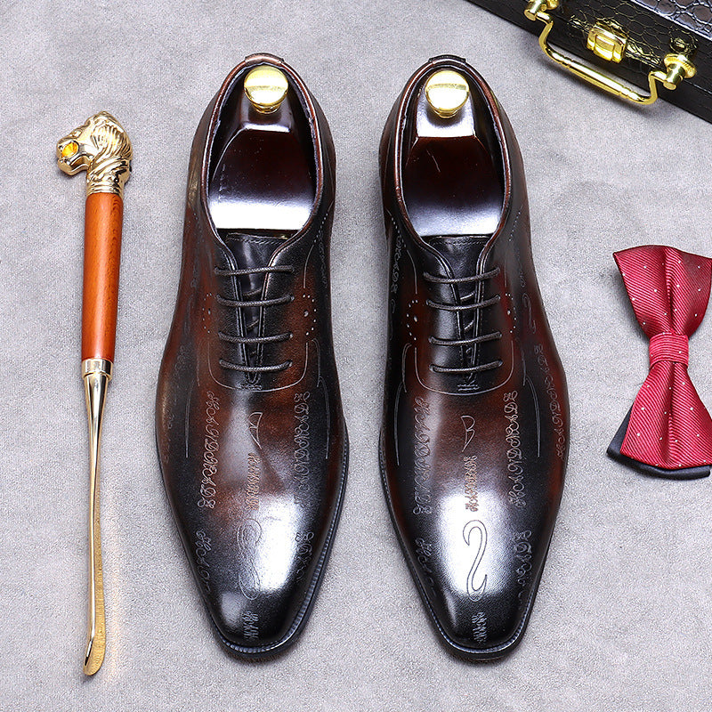 Sarah Express Men's Pointy Toe Business Formal Shoes