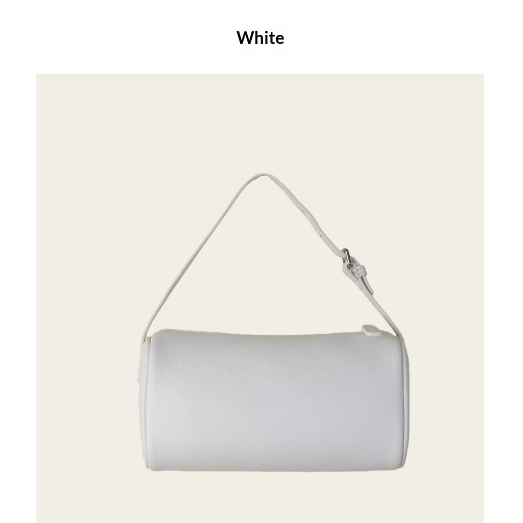 Sarah Express Minimalist Cylindrical Leather Crossbody Bag