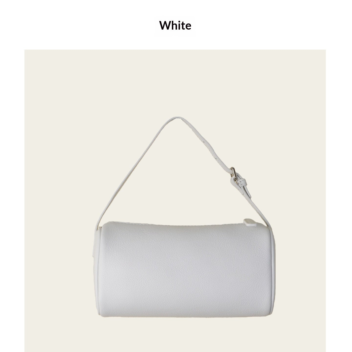 Sarah Express Minimalist Cylindrical Leather Crossbody Bag