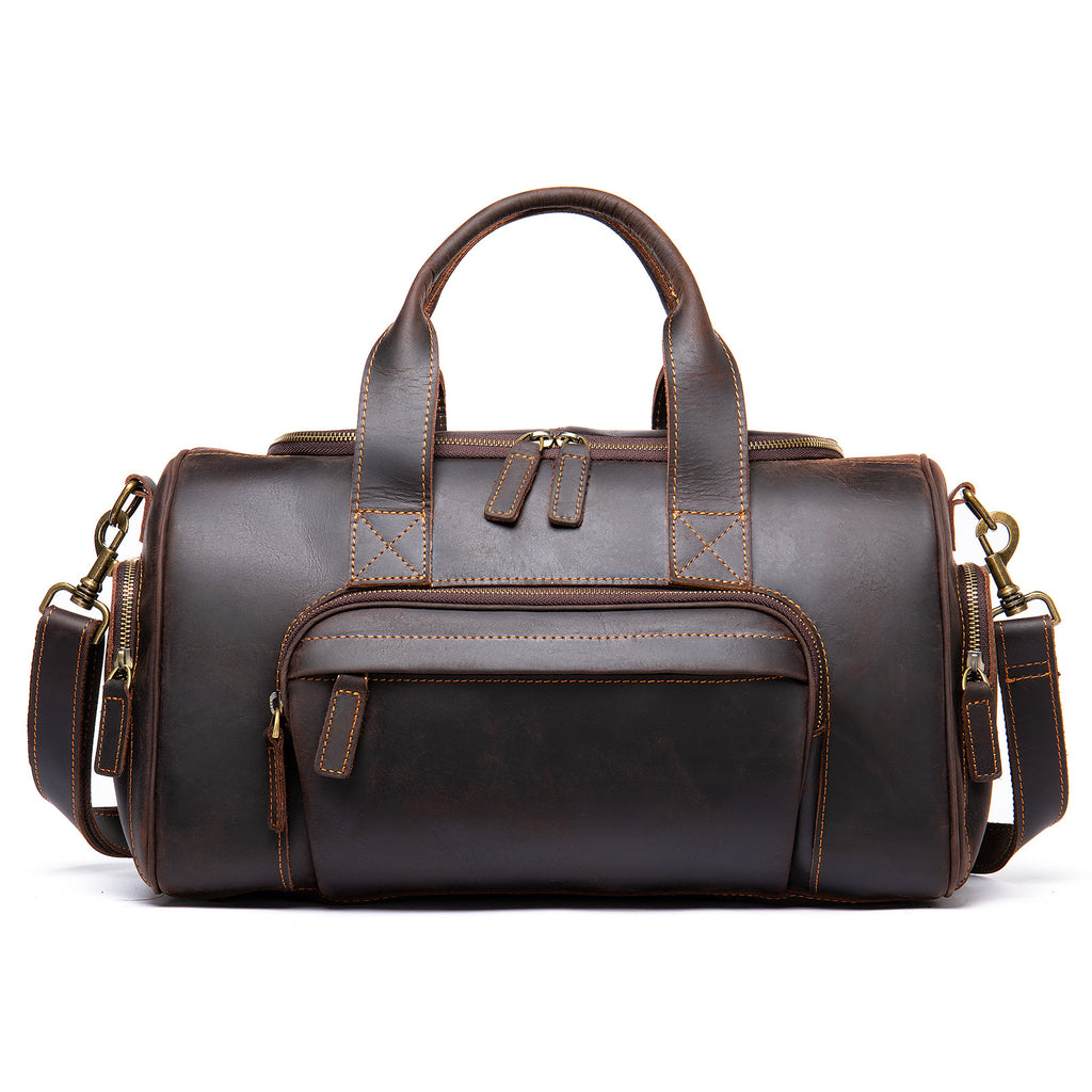 Sarah Express Retro Leather Travel Hand Luggage Bag