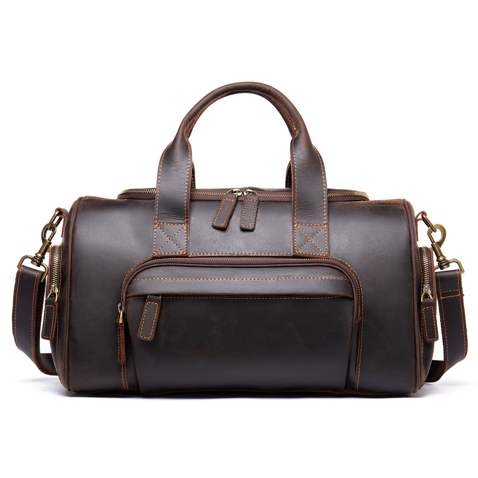 Sarah Express Retro Leather Travel Hand Luggage Bag