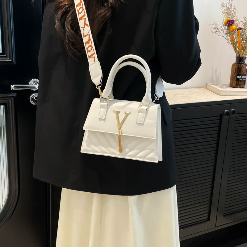 Sarah Express Structured Tassel Crossbody Bag