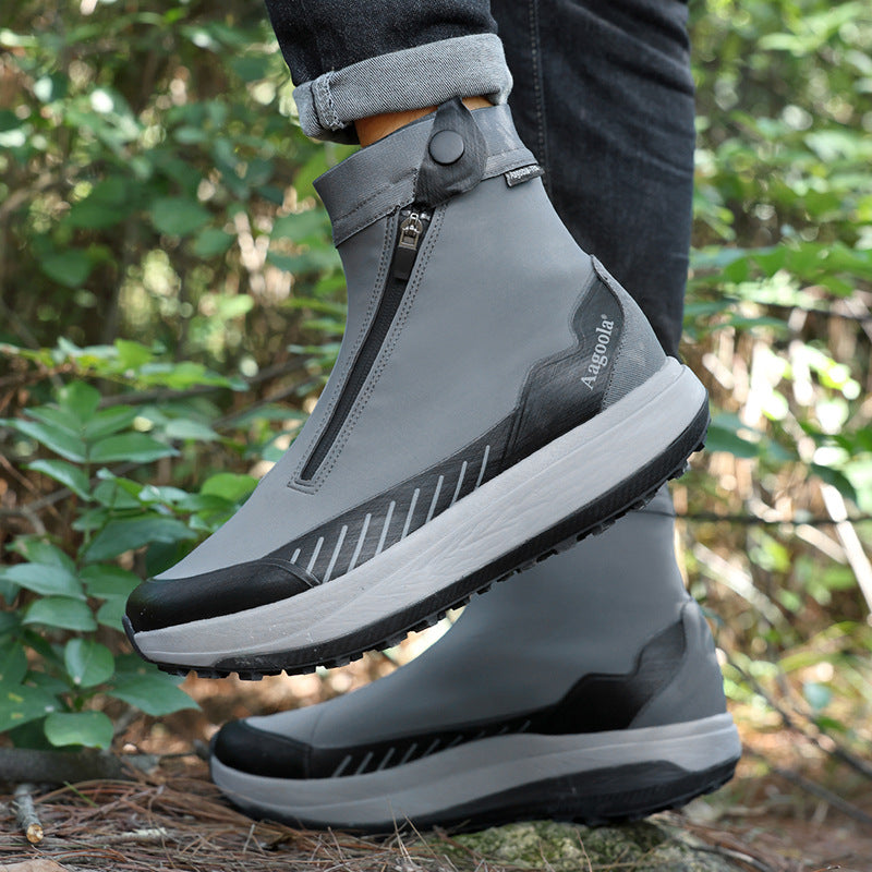 Sarah Express Men's High-Top Waterproof Hiking Boots