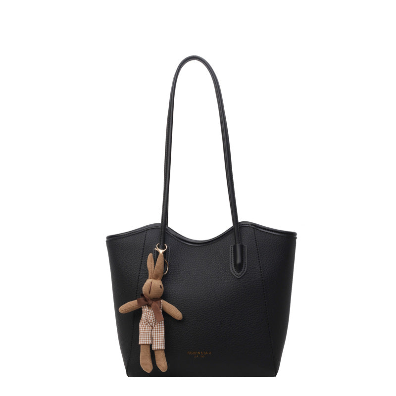 Sarah Express Textured Retro Minimalist Shoulder Bag