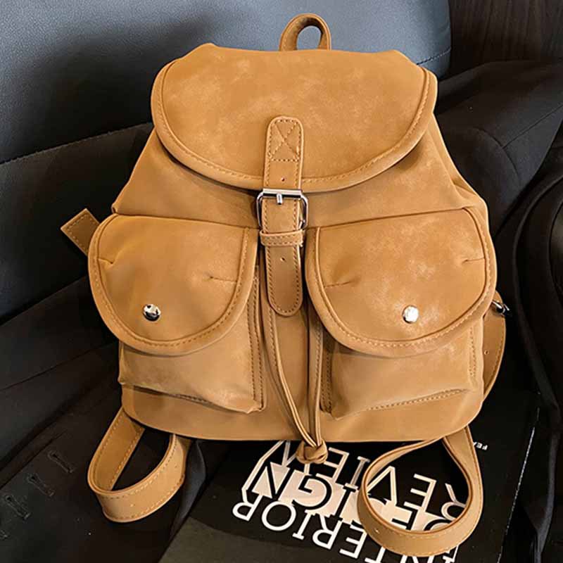 Sarah Express Structured Vegan Leather Multi-Pocket Crossbody Bag