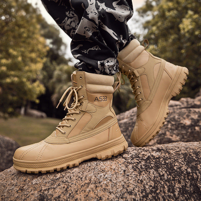 Sarah Express Men's High-Top Platform Outdoor Boots