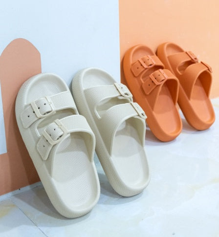 Sarah Express Women's EVA Platform Massage Slides