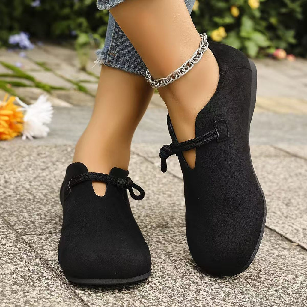 Sarah Express Plus-Size Dopamine Pointed Toe Loafers Black