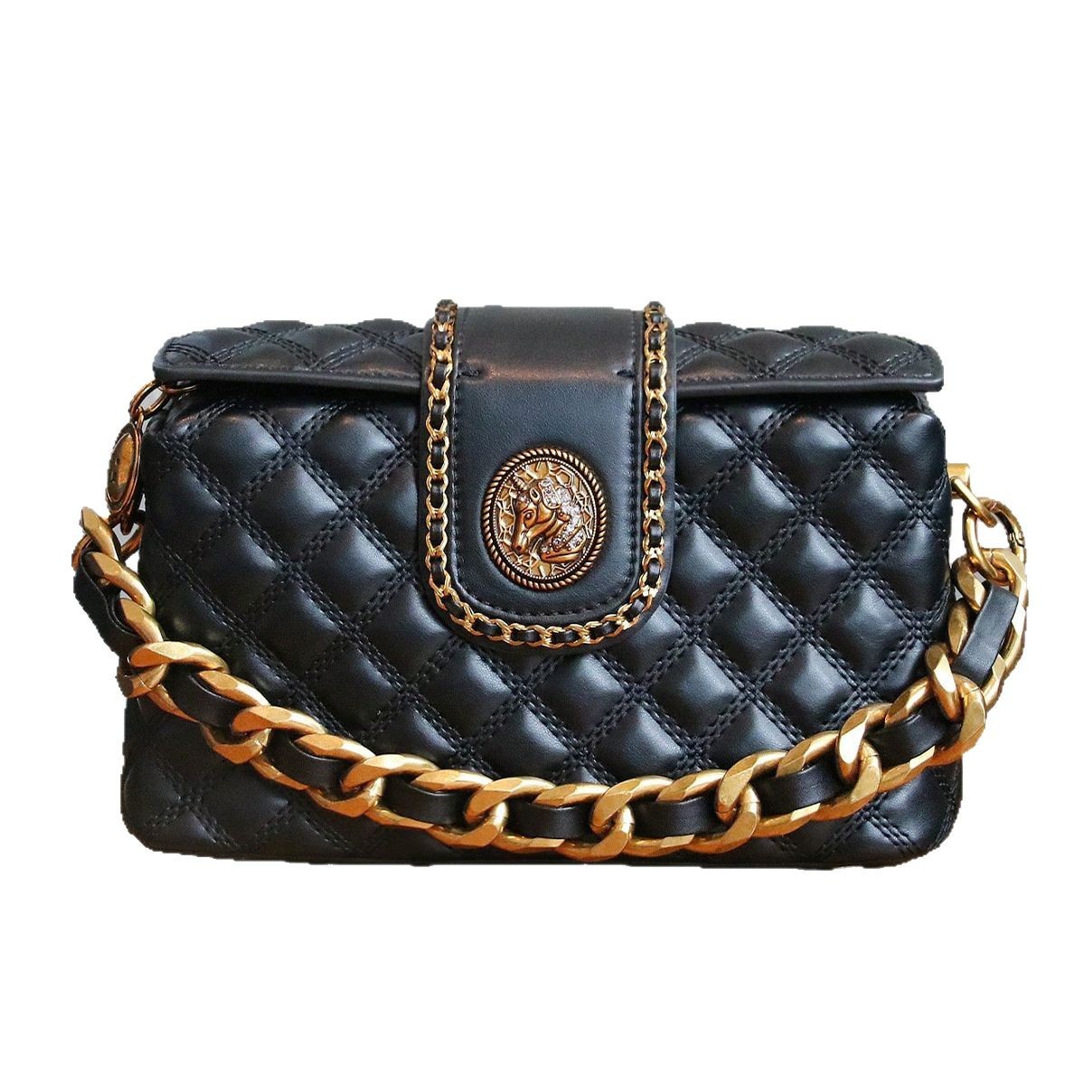 Sarah Express Diamond Quilted Chain Crossbody Bag