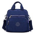 Sarah Express Multi-Functional Nylon Shoulder Crossbody Bag Dark blue
