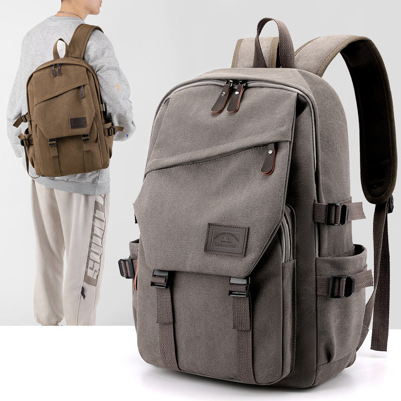 Sarah Express Retro Canvas Large Capacity Student Backpack