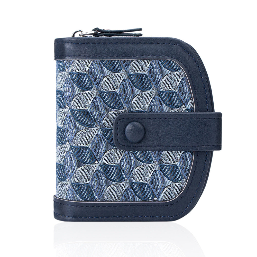 Sarah Express Geometric Embroidered Bifold Wallet