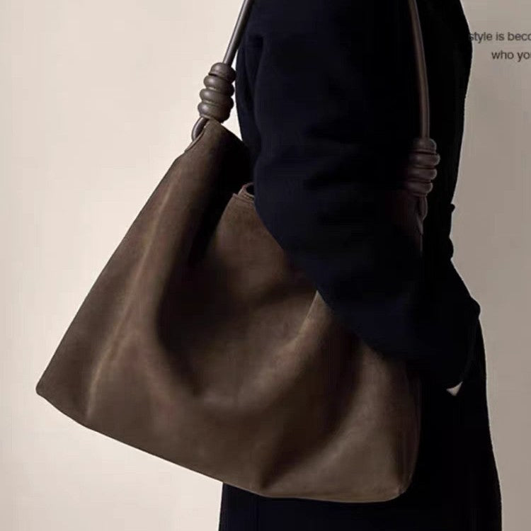 Sarah Express Large Capacity Genuine Leather Shoulder Bag