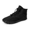 Sarah Express Unisex Winter Warm Outdoor Slip-on Boots Black