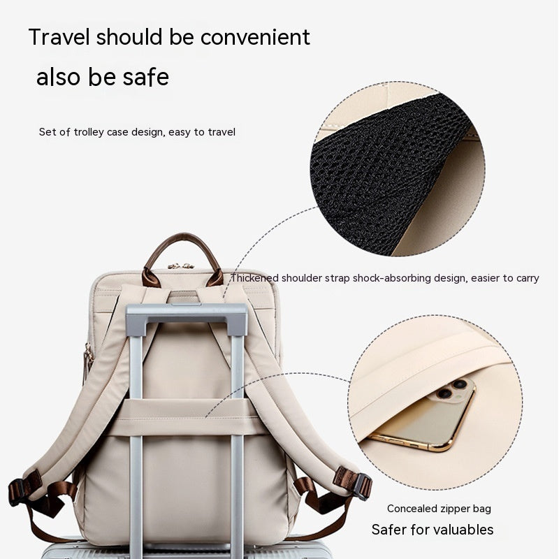 Sarah Express Nylon Large Capacity Laptop Travel Backpack