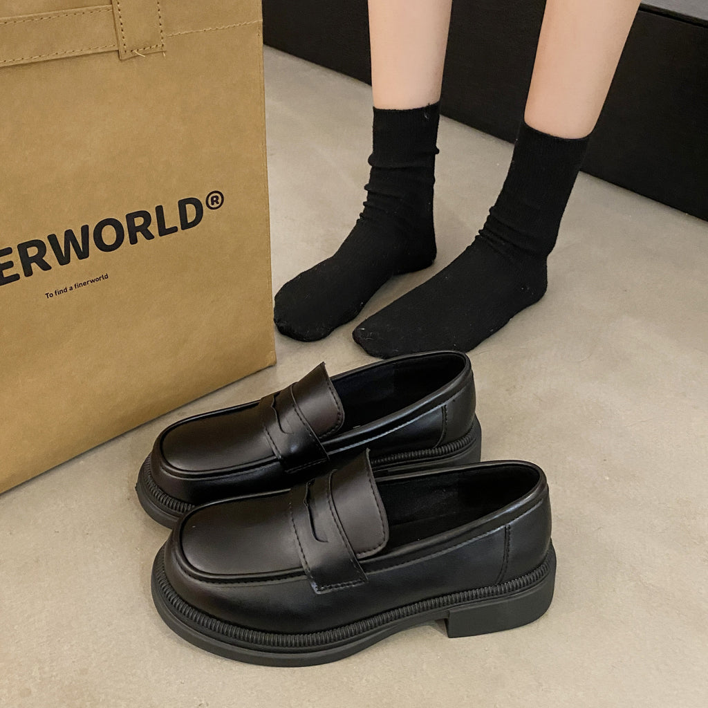 Sarah Express Vintage Preppy Platform Loafers
