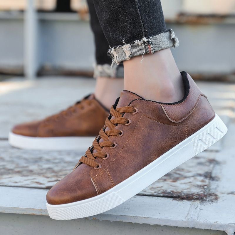 Sarah Express Men's Casual Lace-Up Flat Loafers