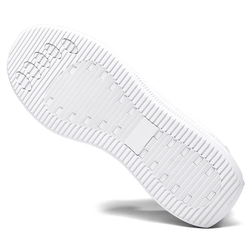 Sarah Express Men's Height Increasing Casual Leather Flats