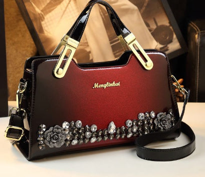 Sarah Express Studded Pillow Tote Shoulder Bag
