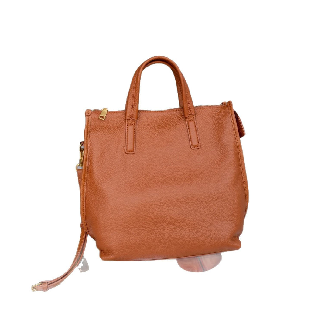 Sarah Express Top-grain Leather Versatile Crossbody Tote Bag