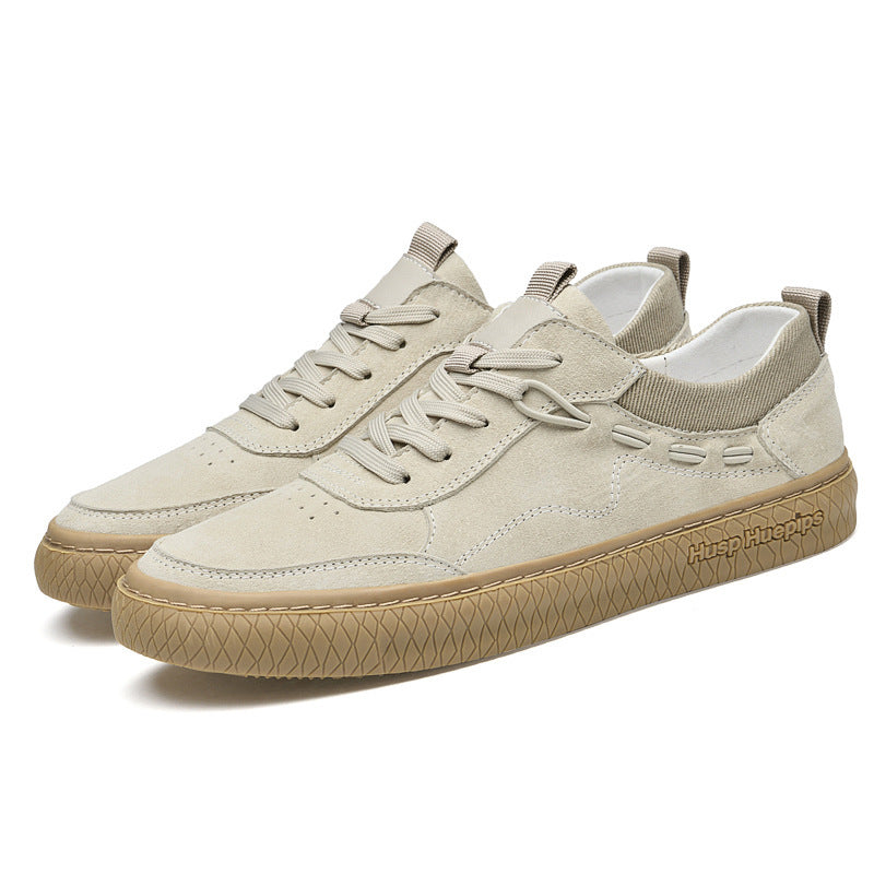 Sarah Express Men's Low Top Suede Casual Sneakers