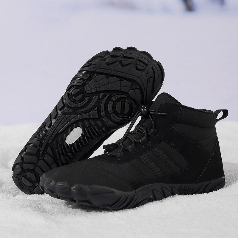 Sarah Express High-Top Winter Hiking Snow Boots Black