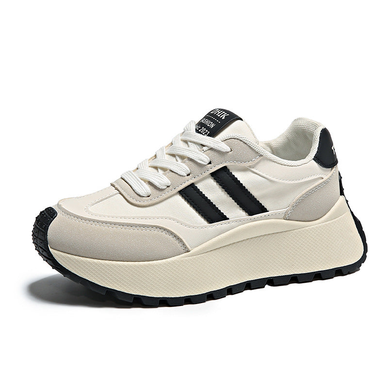 Sarah Express Women's Height-Boosting Lace-Up Sneakers