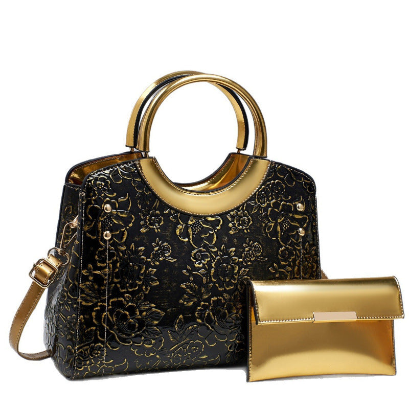 Sarah Express Structured Floral Crossbody Bag Set