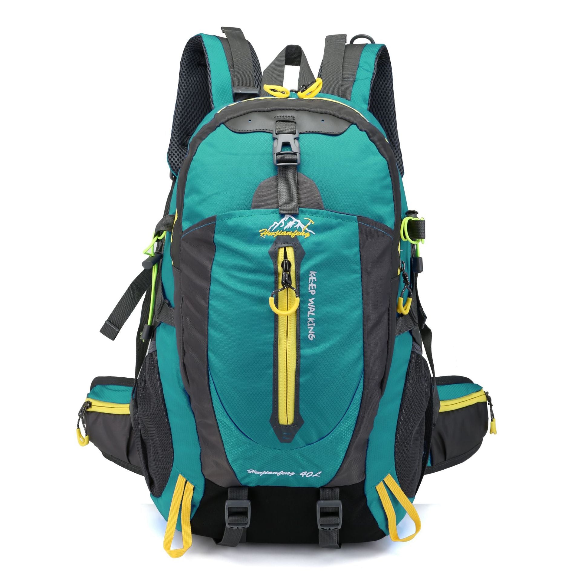 Sarah Express 40L Mountaineering Hiking Camping Travel Backpack Lake blue
