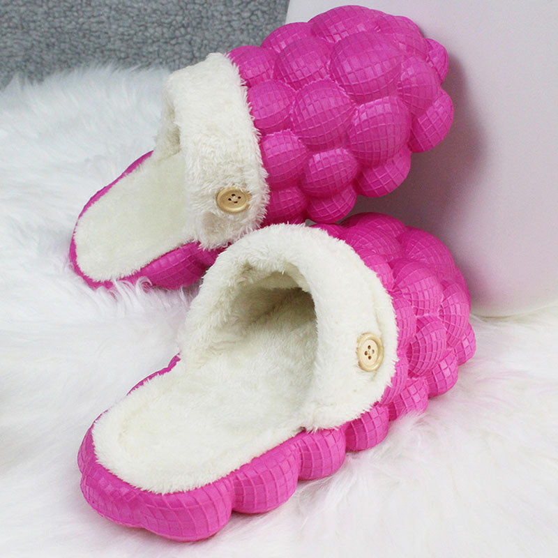 Sarah Express Plush Bubble Home Slippers