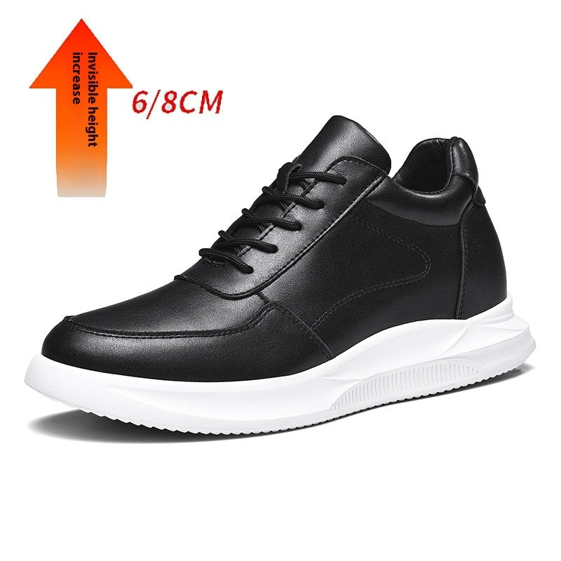 Sarah Express Men's Height Increasing Casual Leather Flats