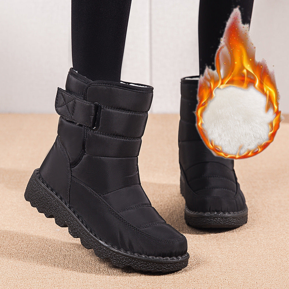 Sarah Express Plush Lined Waterproof Winter Ankle Boots