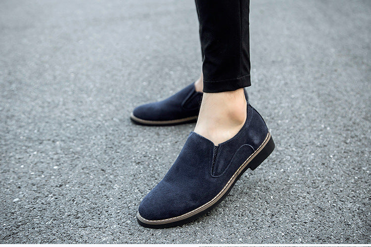 Sarah Express Men's Frosted Round Toe Casual Shoes