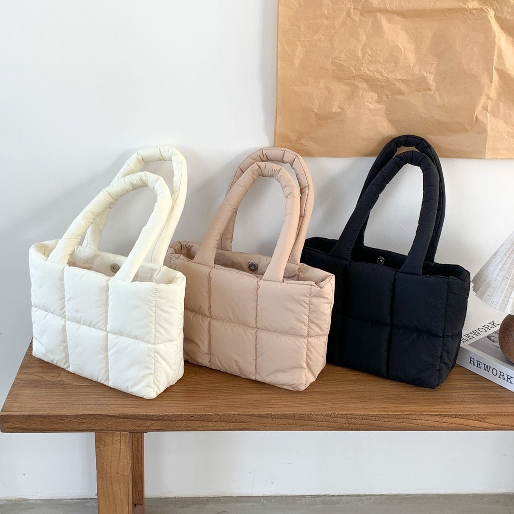 Sarah Express Padded Quilted Tote Bag Commuter Carry